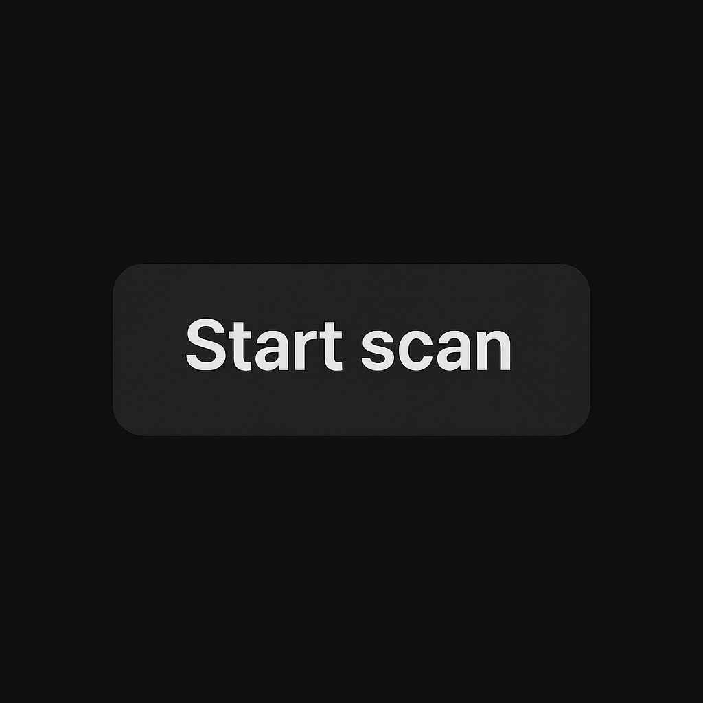 Start scan – tlačítko